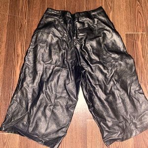 Faux Leather Pants